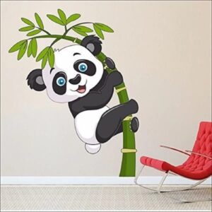 61 cm Panda Tree Flower Wall Decal for Living and Kids Room Decor wall Self Adhesive Sticker